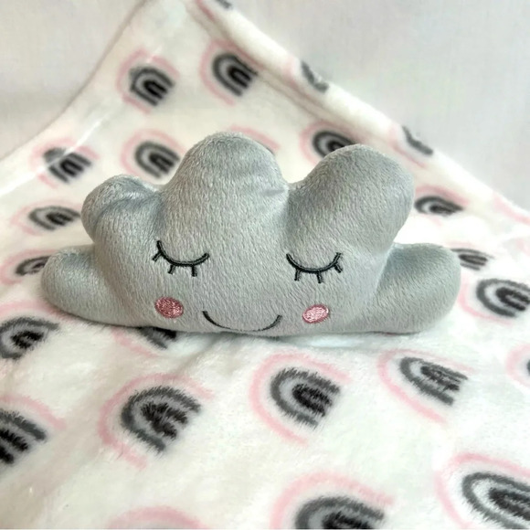 Baby Boys' and Girls' Cloud Rainbow Plush Blanket Security Snuggie. OS. - Picture 2 of 7